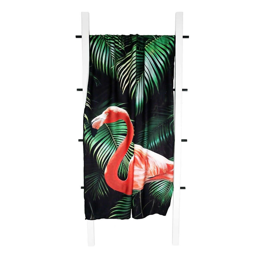 Flamingo Whitley Willows Microfiber Reversible Beach Towel 35"x70" Yoga Gym Pool - Picture 4 of 4